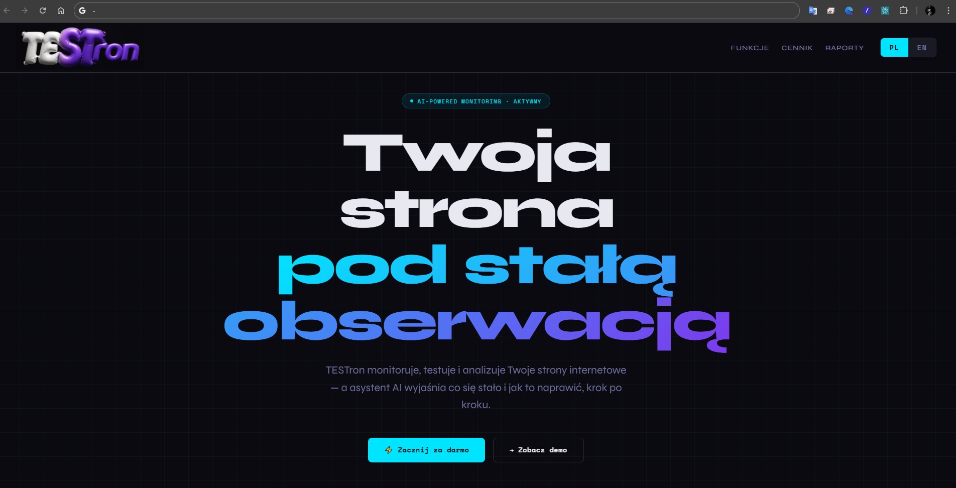 Screenshot: TESTron